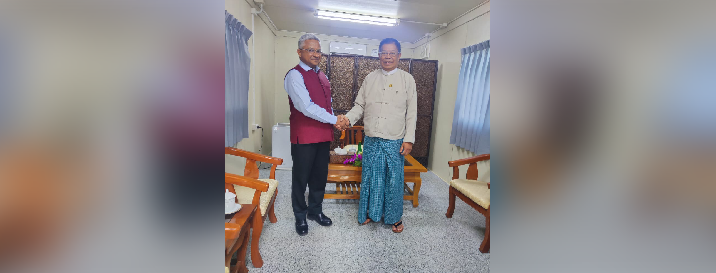  Ambassador's meeting with Deputy Prime Minister and Union Minister for Foreign Affairs U Than Swe on 29 April 2025 in Naypyitaw