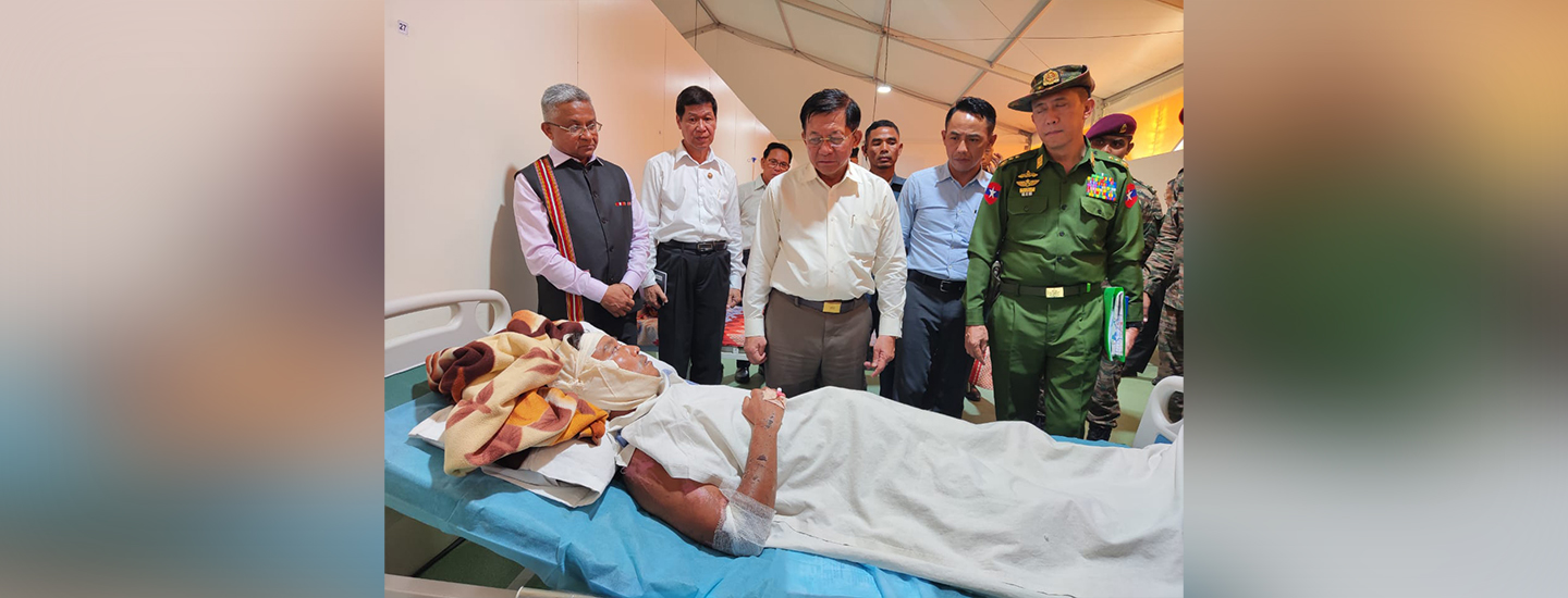  Field Hospital set up by the Indian Medical Team in Mandalay