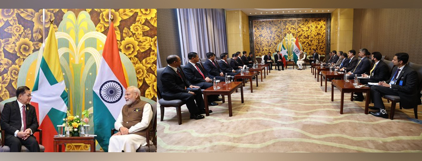  Hon’ble Prime Minister Shri Narendra Modi met Senior General Min Aung Hlaing, Chairman of the State Security and Peace Commission of Myanmar, on the sidelines of the SCO Summit in Tianjin on 31 August 2025
