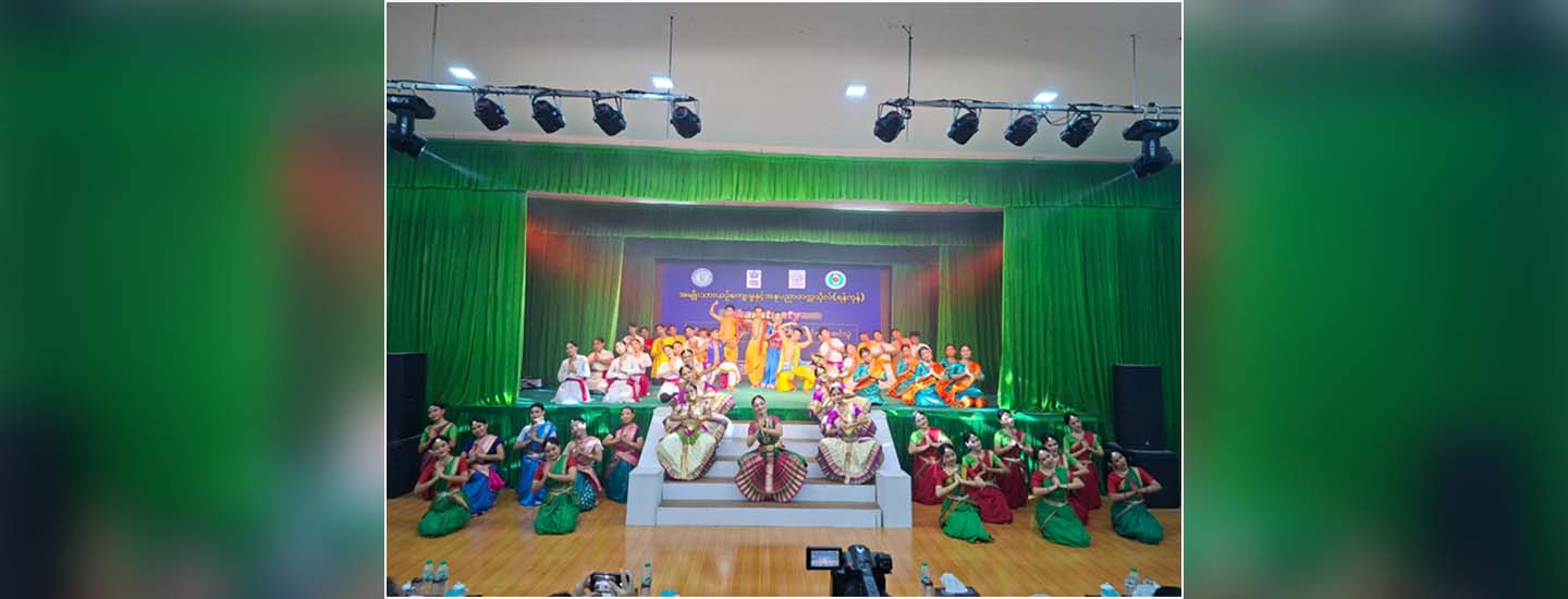  Bharatnatyam dance workshop conducted by SVCC at National University of Arts & Culture Yangon on 23 July 2025