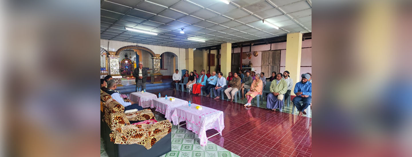  Ambassador Abhay Thakur interacted with Indian Diaspora at the Sanatan Temple, Kalaw
on 16 August 2025