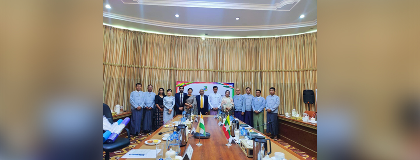  Inauguration of four Quick Impact Projects in Myanmar on 26th June 2025  