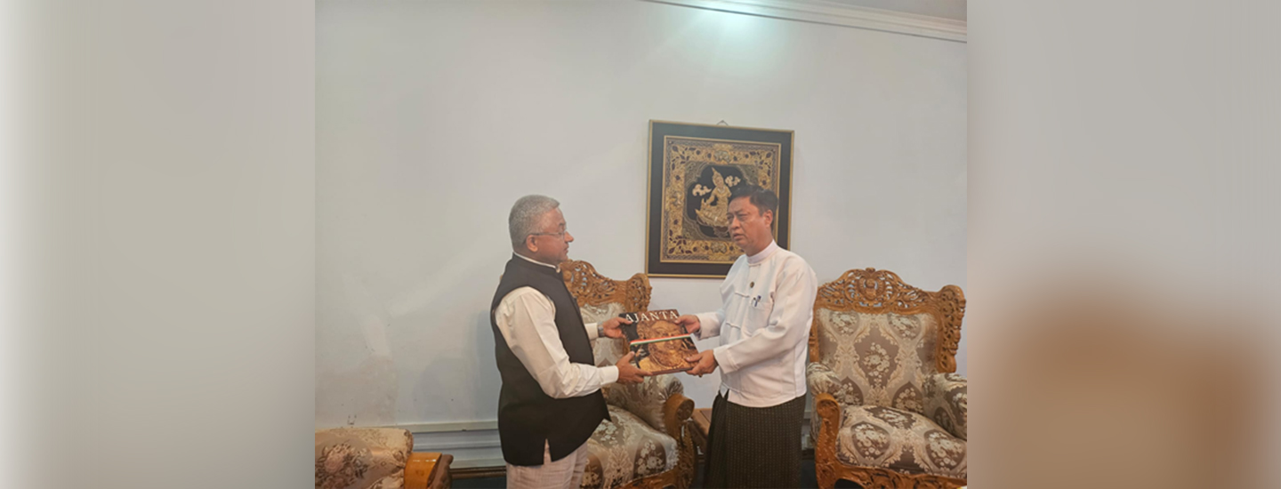  Ambassador met Deputy Foreign Minister U Lwin Oo to discuss ongoing bilateral developmental cooperation between India and Myanmar  on 10th July 2025