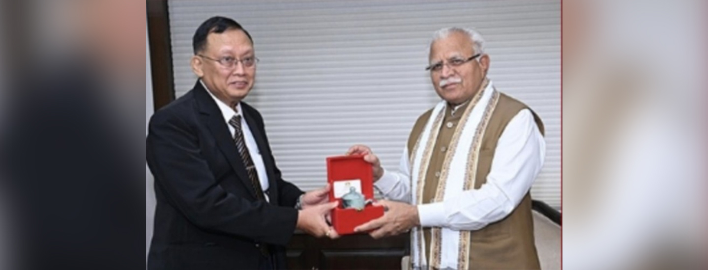  H. E. U Aye Kyaw, Deputy Minister, Ministry of Electric Power, Myanmar called on Shri Manohar Lal, Minister of Power, Housing and Urban Affairs on 9th July  2025